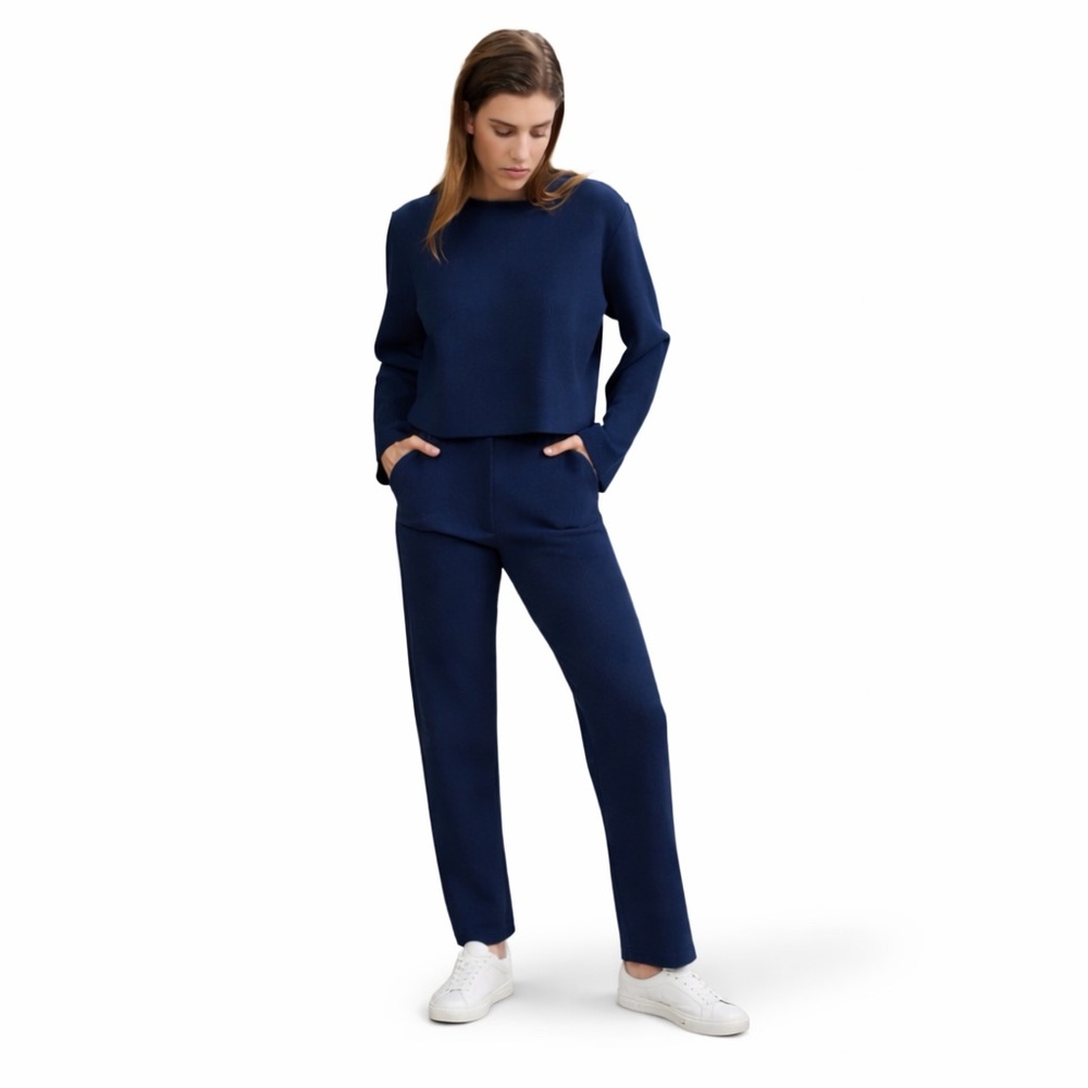 Lune Active M moon classic trouser night 0044 blue straight leg navy medium